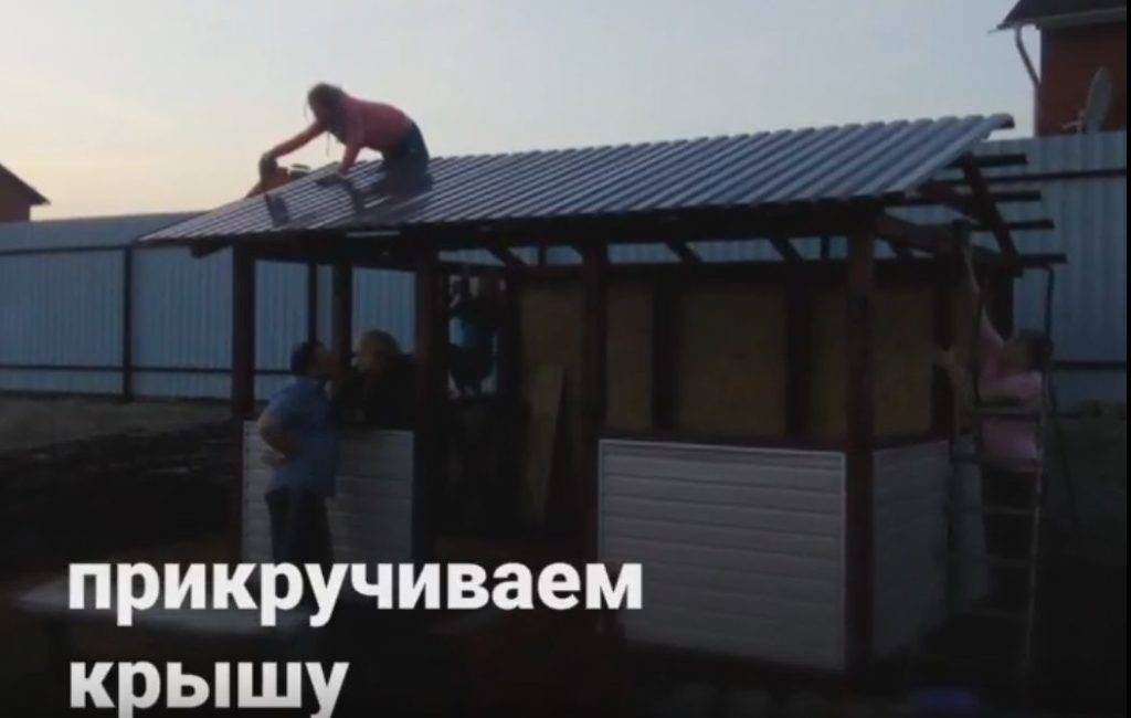 Беседки из дерева своими руками: фото, чертежи и пошаговый строительный процесс