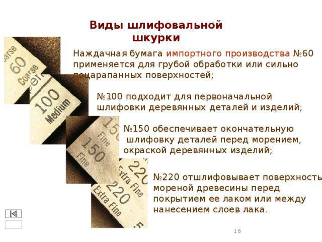 Школа инструмента » маркировка и зернистость наждачной бумаги