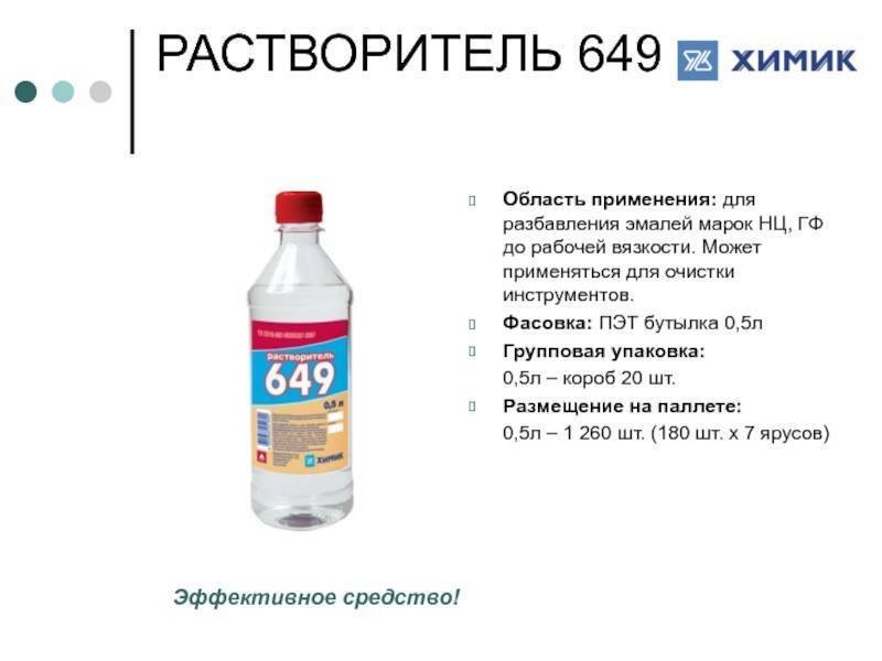 Уайт-спирит — технические характеристики