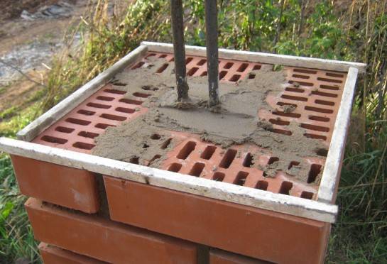 Столбы и забор из кирпича своими руками: пошаговая инструкция