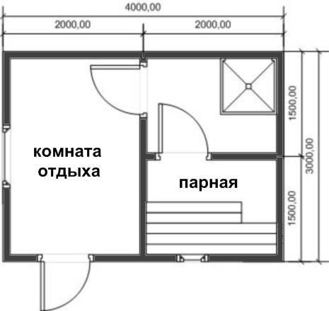 Строим мини баню для дачи своими руками