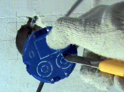 Простые способы установки подрозетников