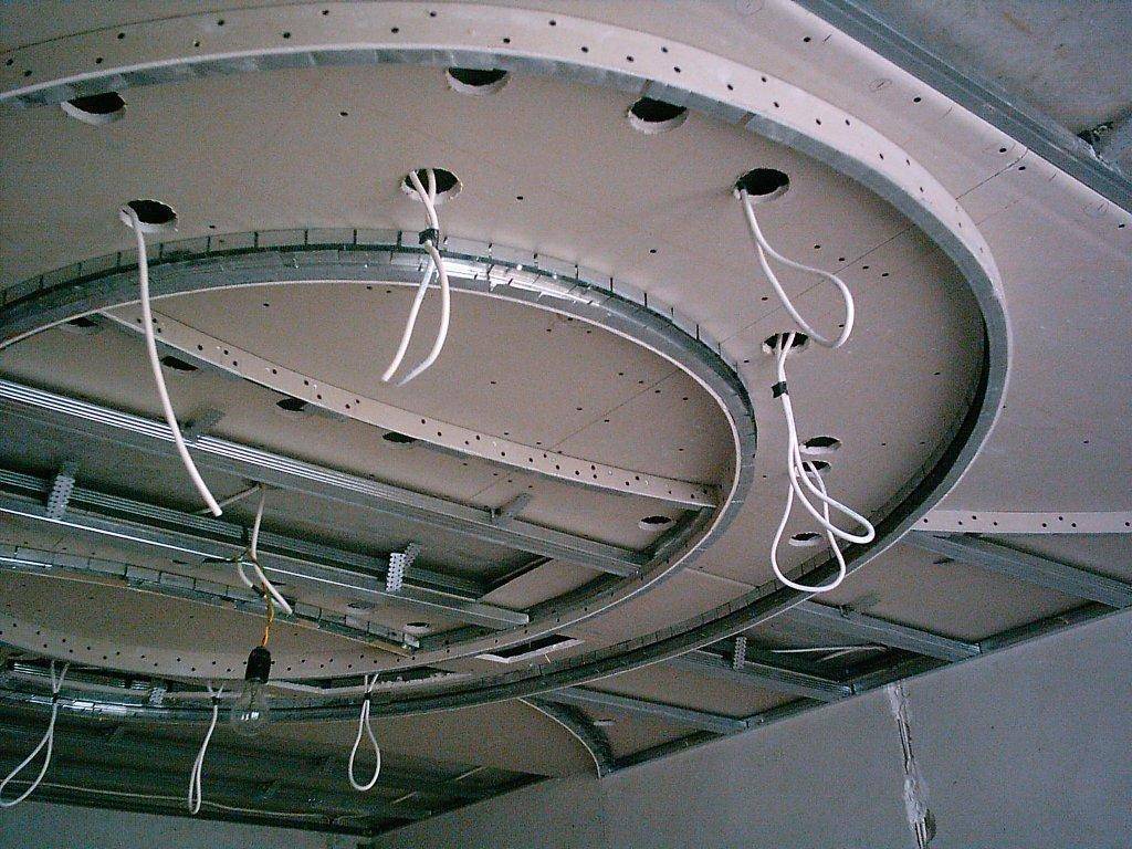 Фото потолков из гипсокартона с подсветкой