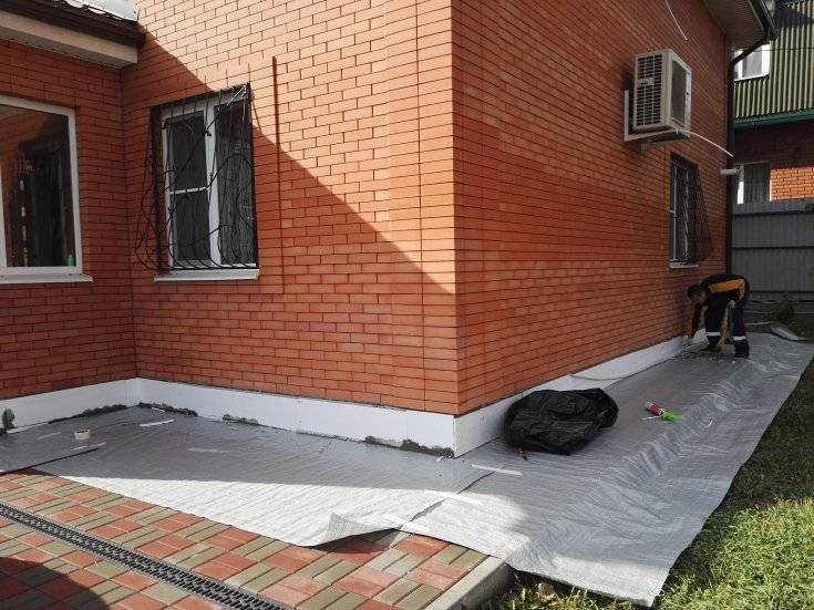 Утепление фундамента
