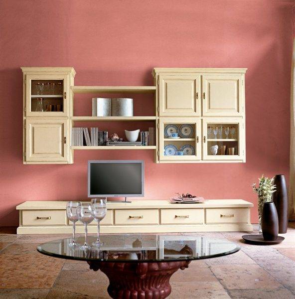 70 современных стенок-горок в гостиную: новинки с фото