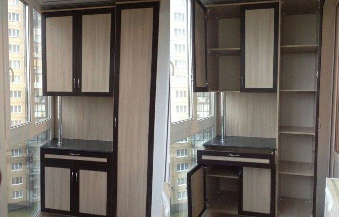 Как сделать шкаф на балконе своими руками: пошаговая инструкция + фото