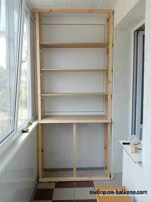 Как сделать шкаф на балконе своими руками: пошаговая инструкция + фото