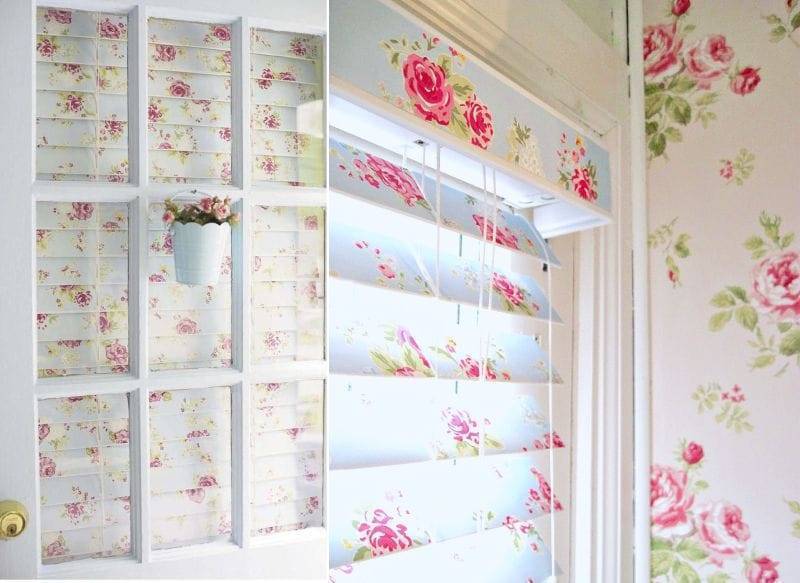 Как сделать жалюзи из обоев: пошаговая инструкция с фото