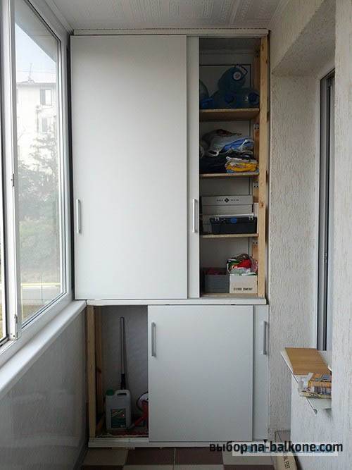 Как сделать шкаф на балконе своими руками: пошаговая инструкция + фото