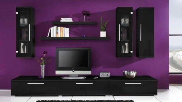 70 современных стенок-горок в гостиную: новинки с фото