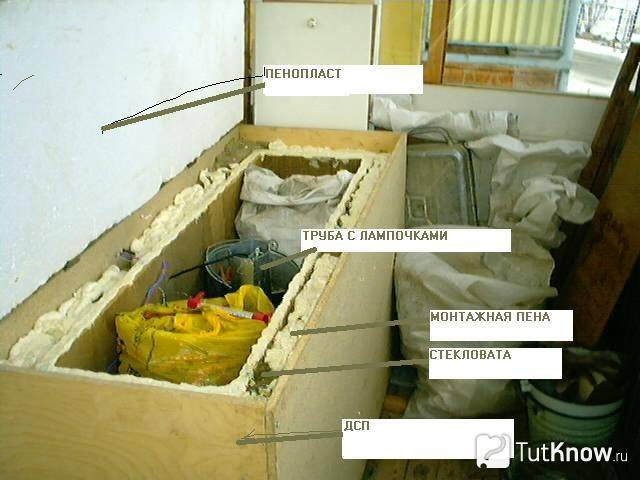 Погреб на балконе своими руками -несколько вариантов