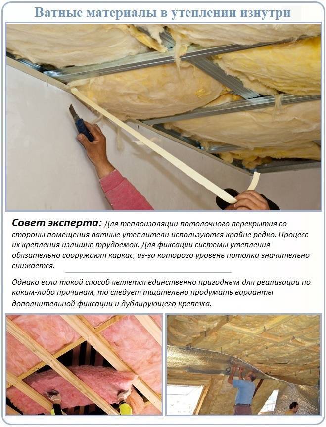 Лучший утеплитель потолка - эковата...