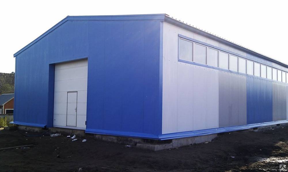 Строительство гаража из сэндвич-панелей своими руками