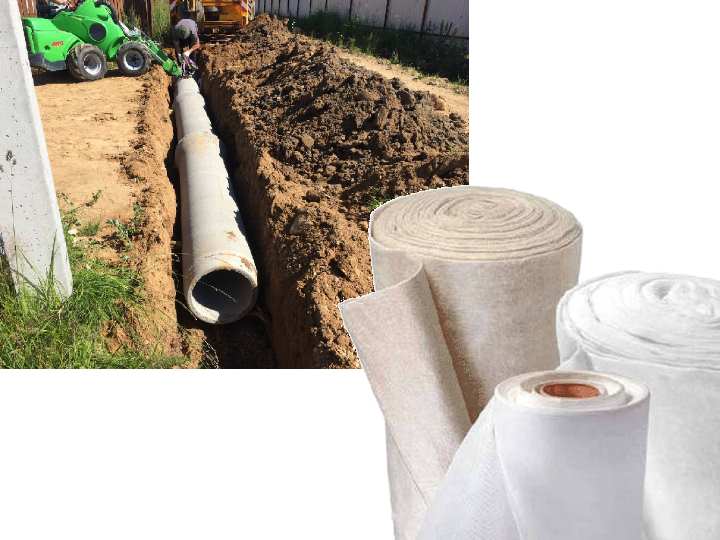 Геотекстиль: что это такое и как используется, как выбрать для дренажа, укладка