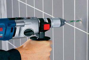 Как просверлить отверстие в кафельной плитке