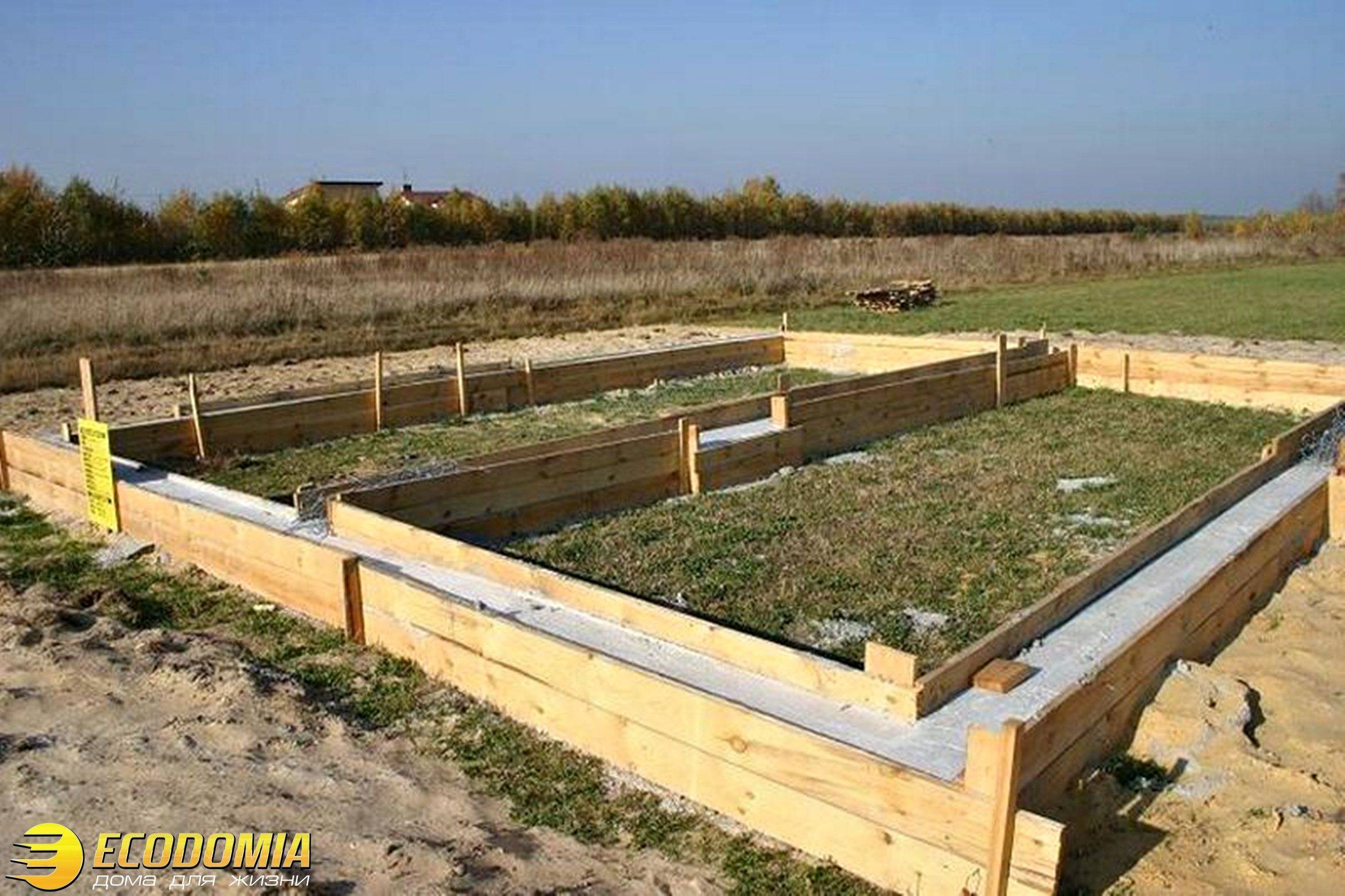 Какой фундамент выбрать для дома из бруса - обзор возможных вариантов