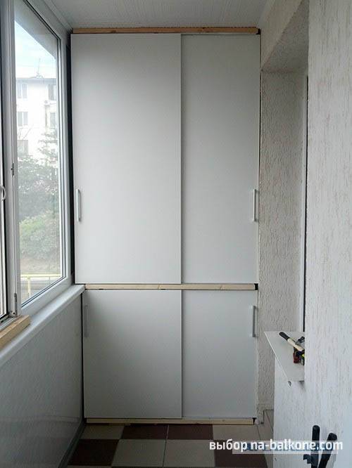 Как сделать шкаф на балконе своими руками: пошаговая инструкция + фото