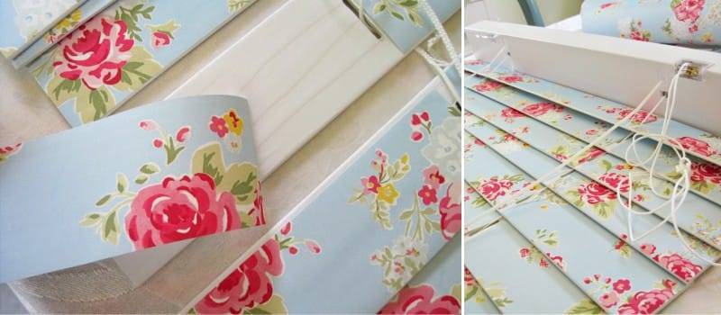 Как сделать жалюзи из обоев: пошаговая инструкция с фото