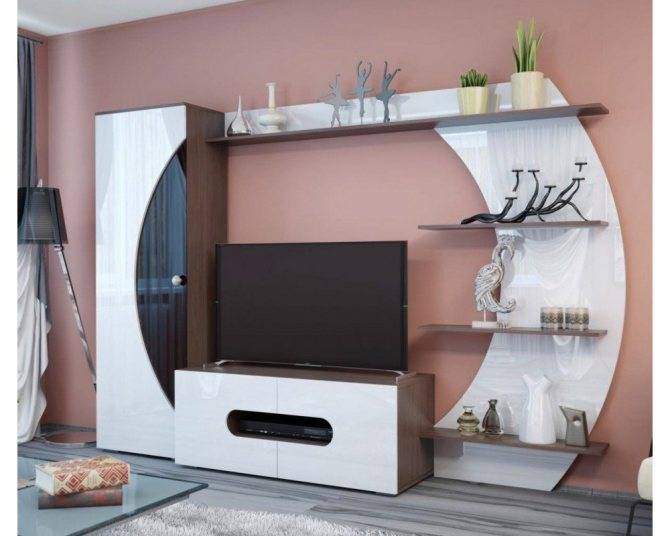 70 современных стенок-горок в гостиную: новинки с фото