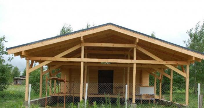 Навес для машины на дачу: сравнительный обзор технологий строительства + пошаговые инструкции