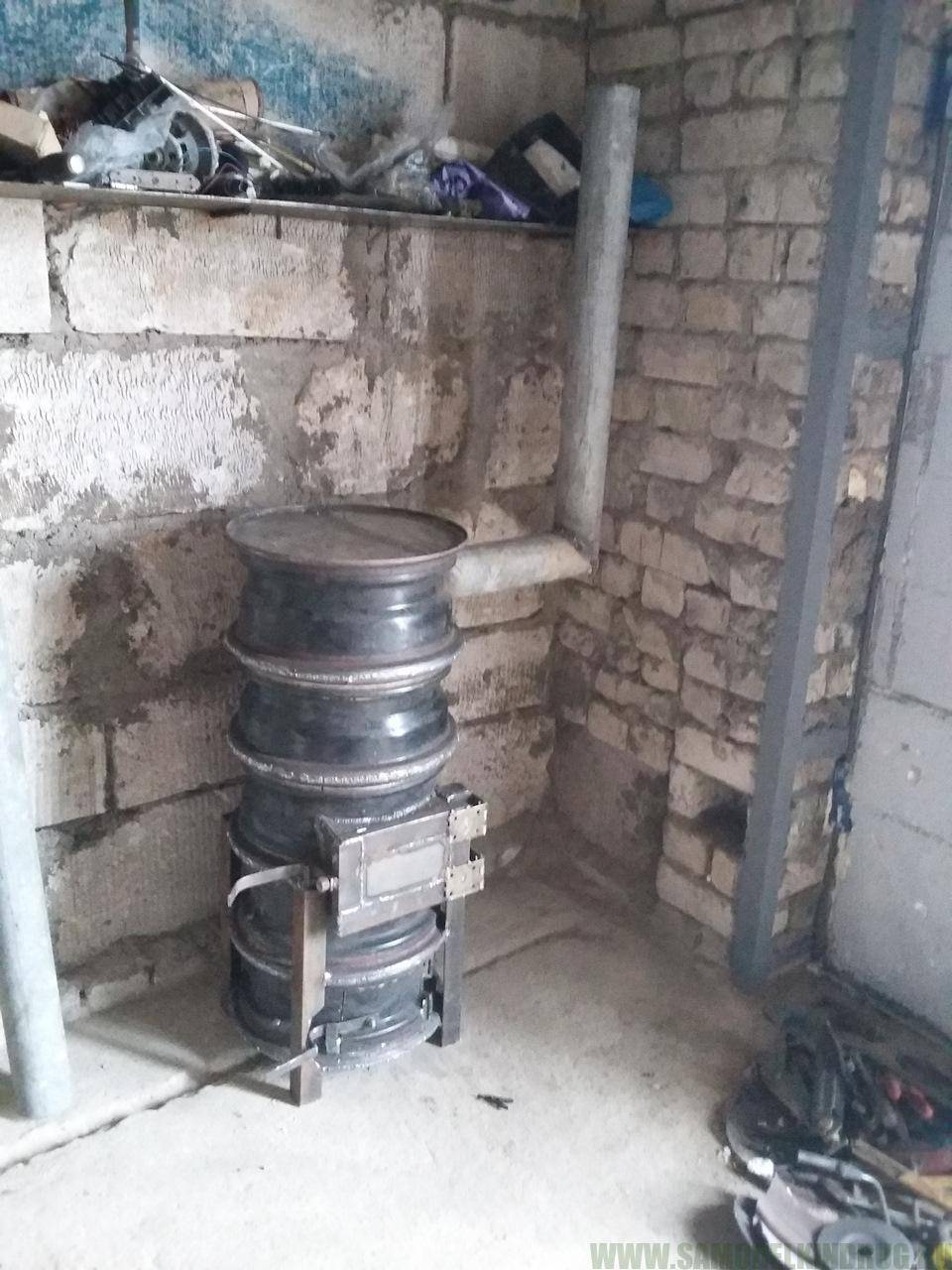 ? буржуйка из автодисков: как из хлама сделать бесценную вещь