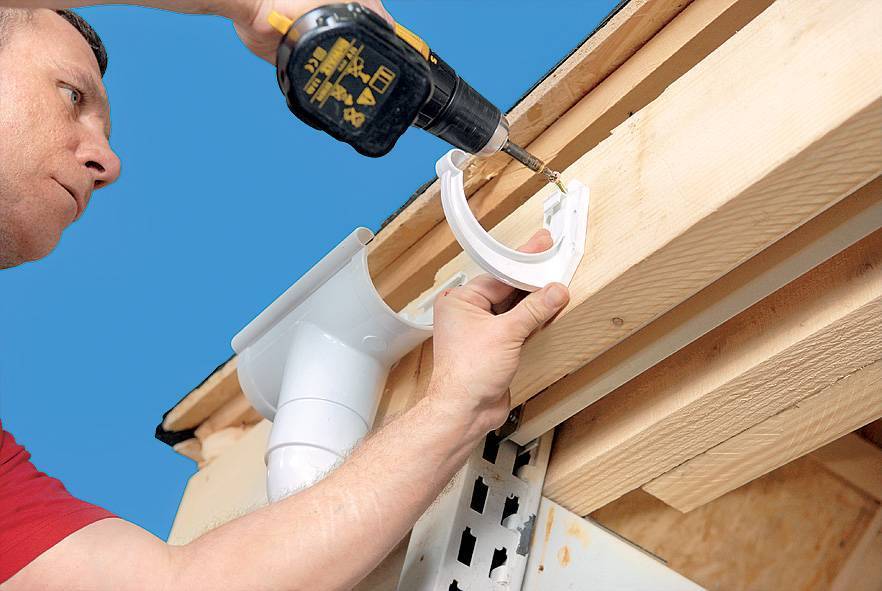 Как установить водостоки если крыша уже покрыта - рассматриваем варианты монтажа, как установить правильно