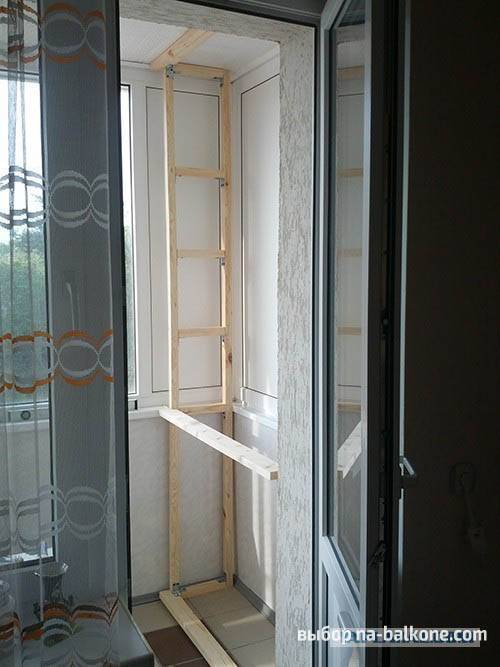 Как сделать шкаф на балконе своими руками: пошаговая инструкция + фото