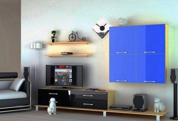 70 современных стенок-горок в гостиную: новинки с фото