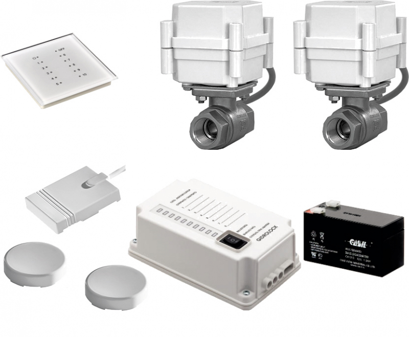 Защита gidrolock гидролок от протечек воды и затопления в квартире и доме