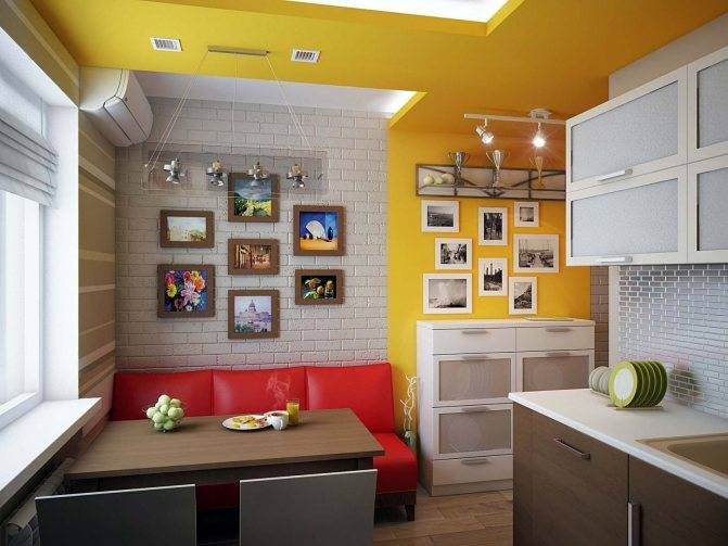 Дизайн кухни 9 кв метров: фото примеры реальных интерьеров