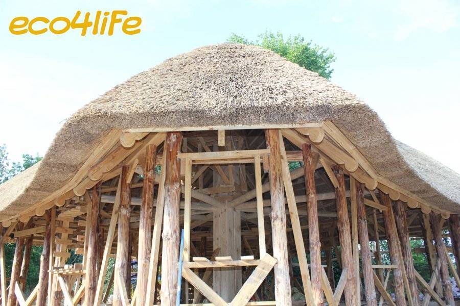 Крыша из камыша своими руками - задача повышенной сложности