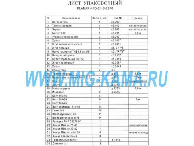 Автомобильный отопитель планар 4дм-12 и 4дм-24