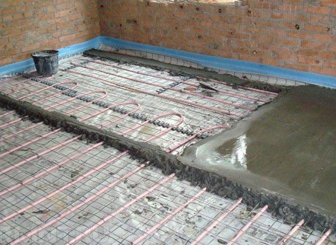 Как залить правильно теплый пол: способы заливки водяного пола