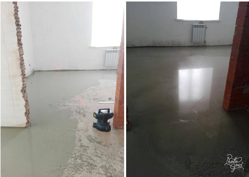 Самовыравнивающиеся смеси для пола - расход, приготовление, заливка своими руками!