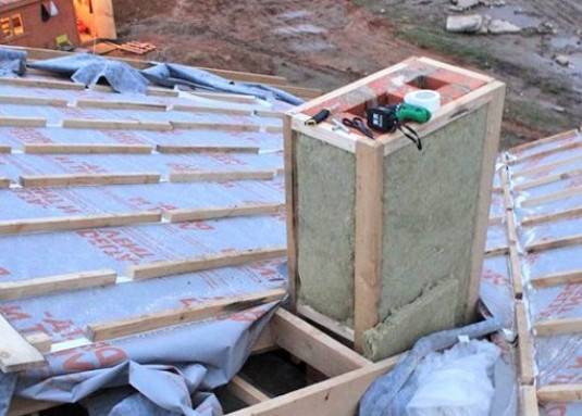 Герметизация печной трубы на крыше из профнастила — основные методы и пошаговая инструкция