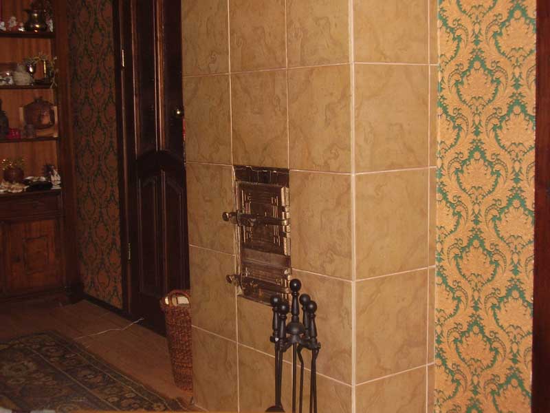 Облицовка печи керамической плиткой своими руками