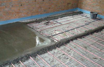 Заливка теплого пола: технология обустройства водяного и электрического полов своими руками