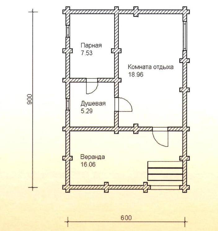 Самостоятельное строительство небольшой бани на даче