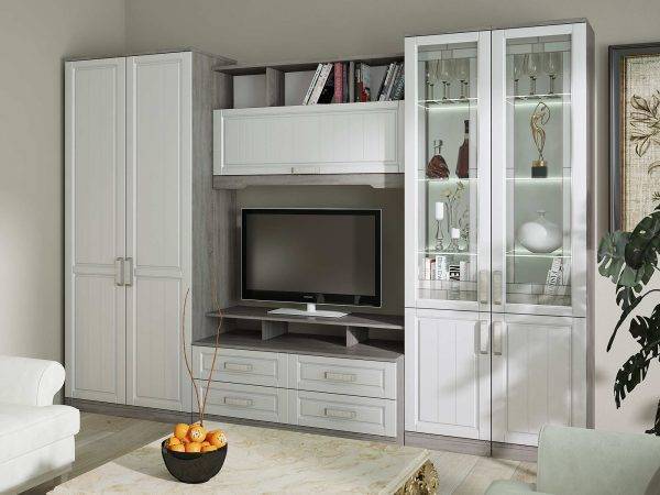 70 современных стенок-горок в гостиную: новинки с фото