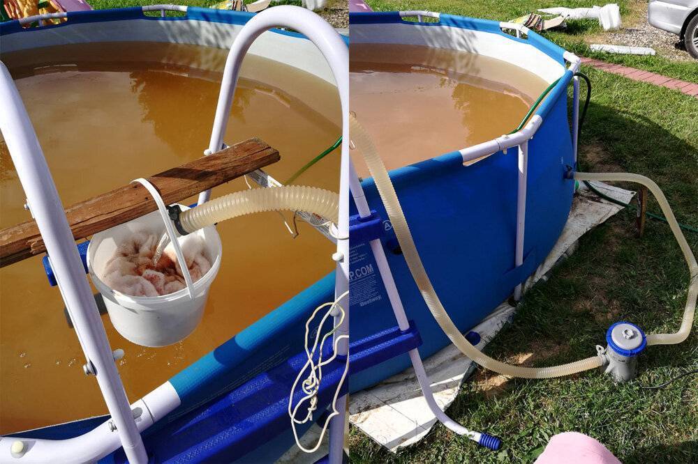 Почему вода в бассейне зеленая