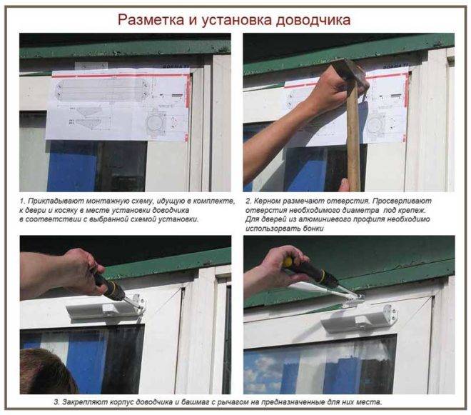Как установить доводчик на дверь: монтируем своими руками