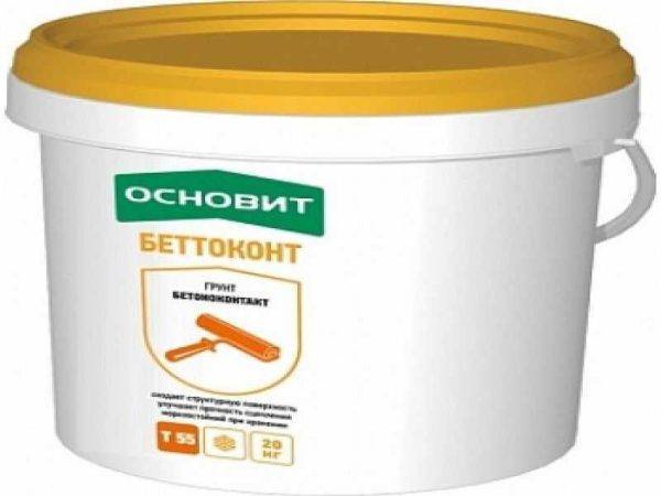 Бетоноконтакт: акриловый грунт с твердым наполнителем