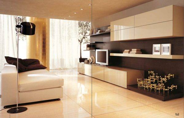 70 современных стенок-горок в гостиную: новинки с фото