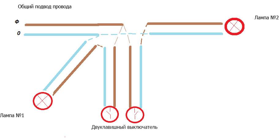 Подключение проходного выключателя - 2 ошибки и недостатки. схема подключения с двух и 3-х мест.