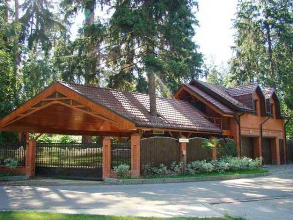 Навес для машины на дачу: сравнительный обзор технологий строительства + пошаговые инструкции