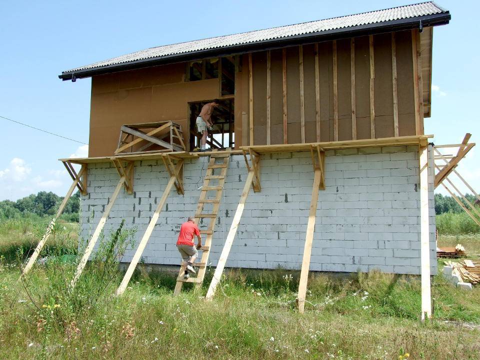 Строительные леса своими руками: как сделать, фото + схемы