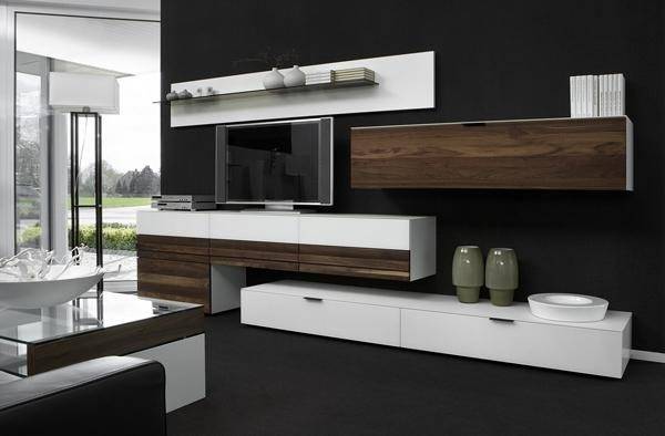 70 современных стенок-горок в гостиную: новинки с фото