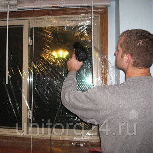 Утепление окон энергосберегающей пленкой