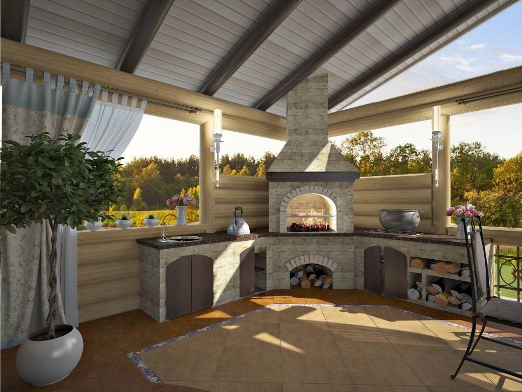 Застекленная беседка с мангалом: от идеи до практического воплощения