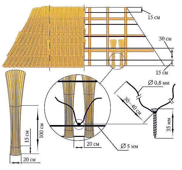 Крыша из камыша своими руками: как заготовить материал и сделать все самостоятельно